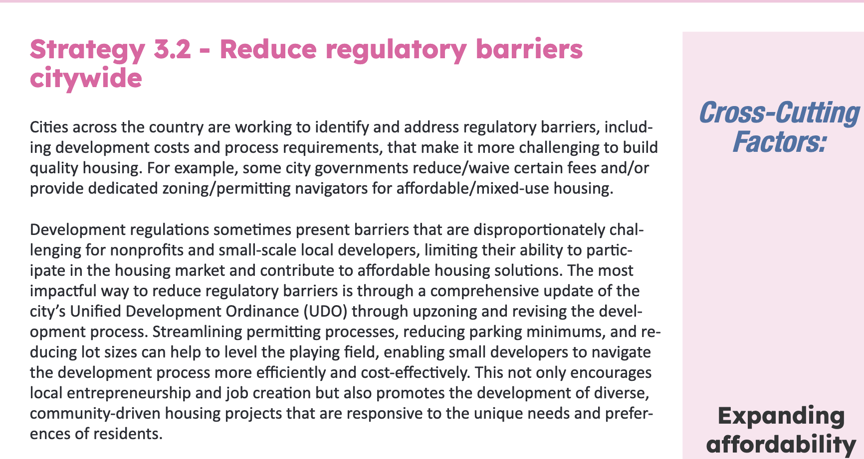 A page from Asheville's 2024 Affordable Housing Plan.