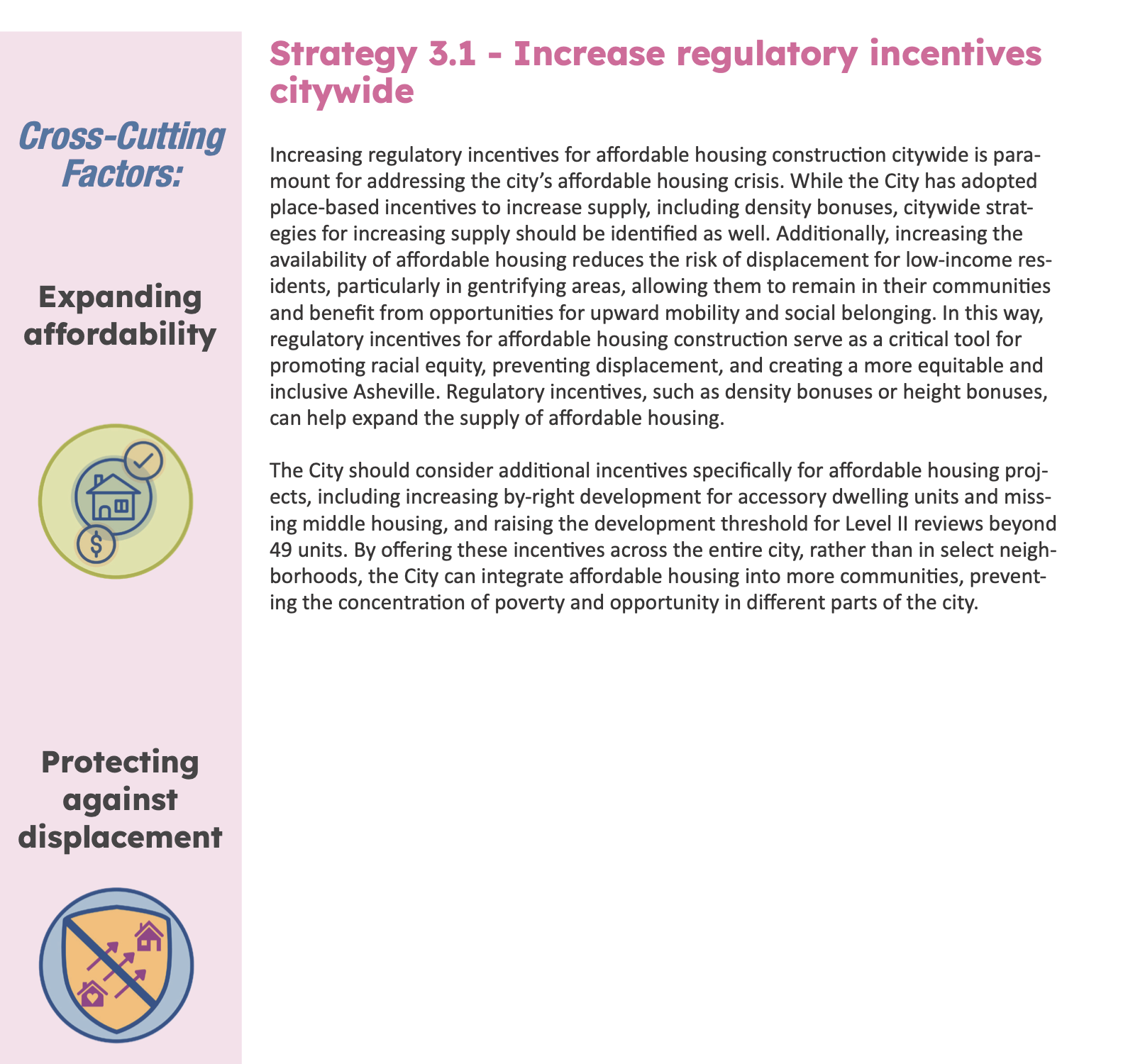 A page from Asheville's 2024 Affordable Housing Plan.